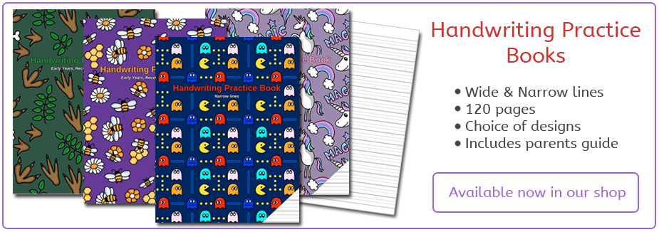Our range of handwriting books to buy