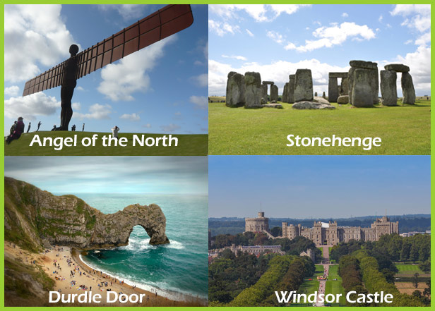 Famous places in England