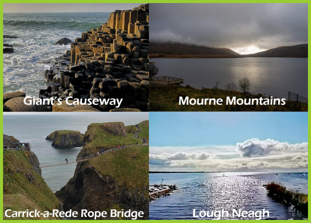 Famous places in Northern Ireland