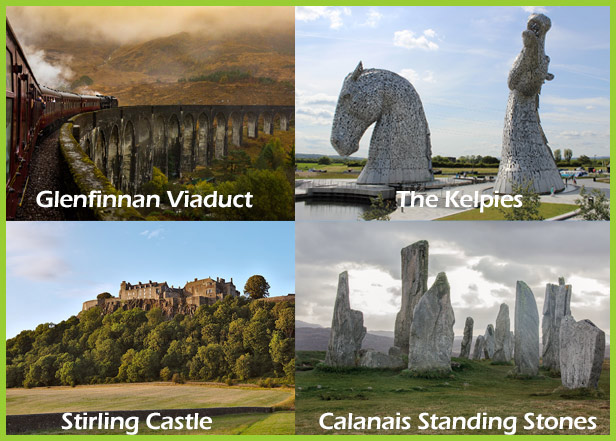 Famous places in Scotland