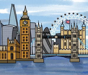 London skyline