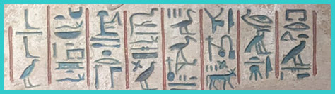 Egyptian hieroglyphs