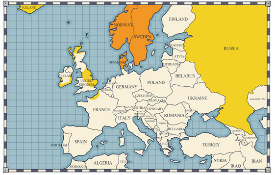 Viking settlements in Europe