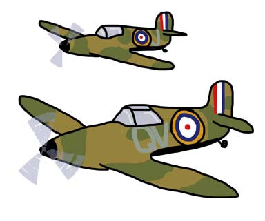 Spitfires from World War 2