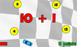 Maths Racer game play