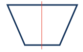 Trapezium lines of symmetry
