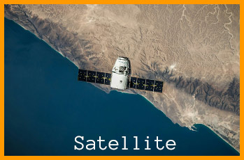 Satellite over Earth