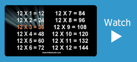 12 Times Tables video
