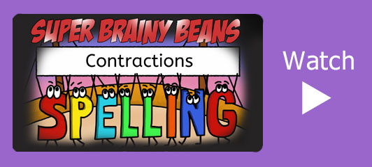 Contractions spelling video