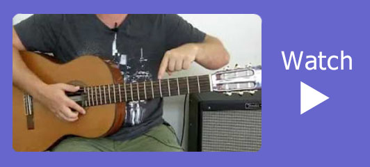 Learn to play the guitar video