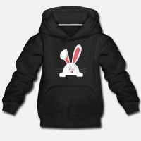 Cute Peaking Bunny Hoodie Cute Peaking Bunny Hoodie