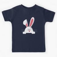 Cute Peeking Bunny T-Shirt Cute Peeking Bunny T-Shirt