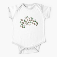 Dinosaur Footprints Baby one-piece Dinosaur Footprints Baby one-piece
